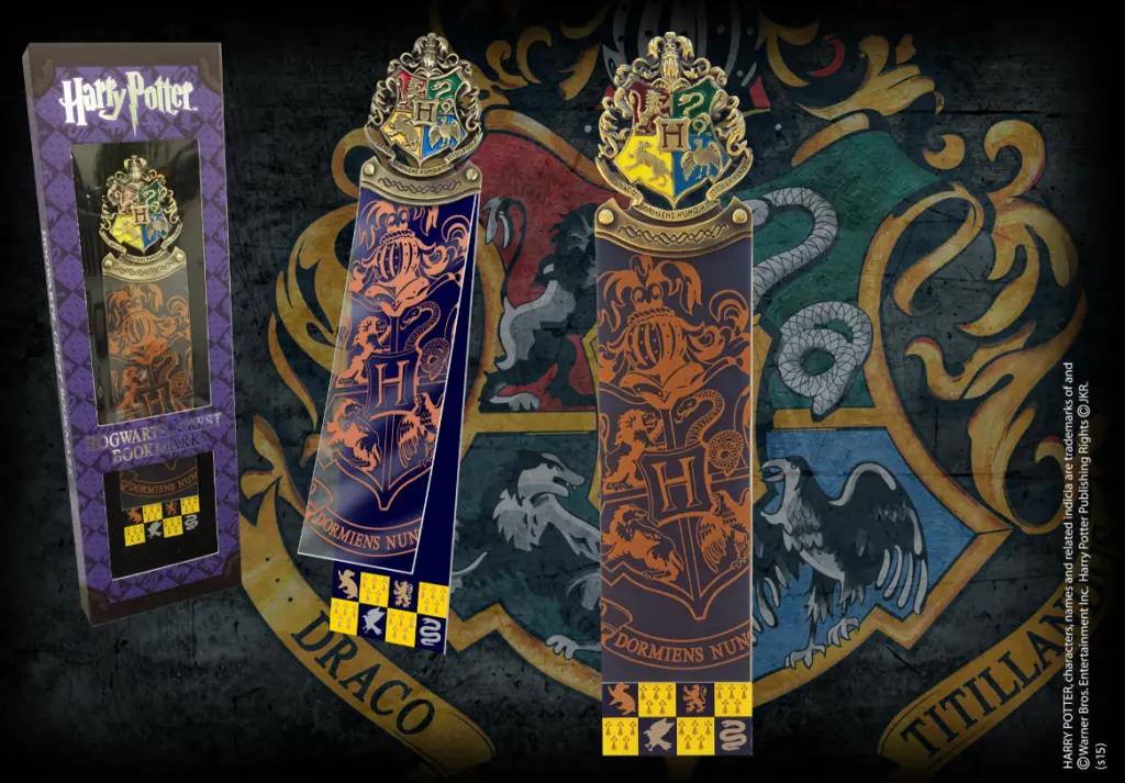 Harry Potter: Knižní záložka - Bradavice - Noble Collection