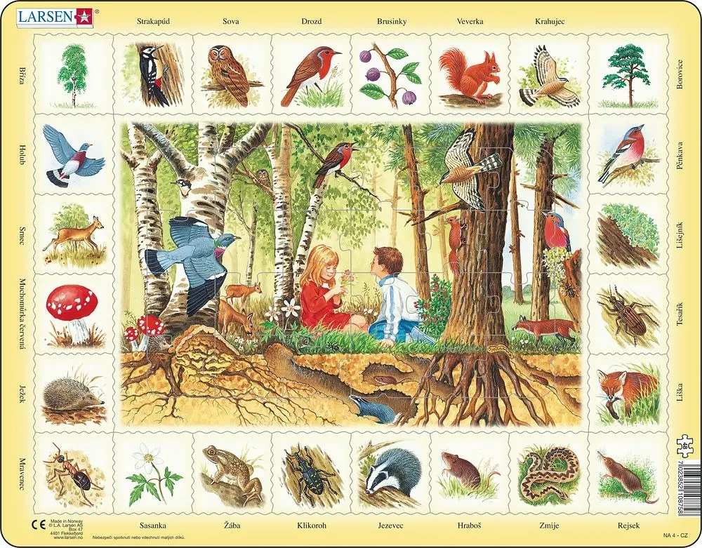Puzzle Příroda: Les - Larsen