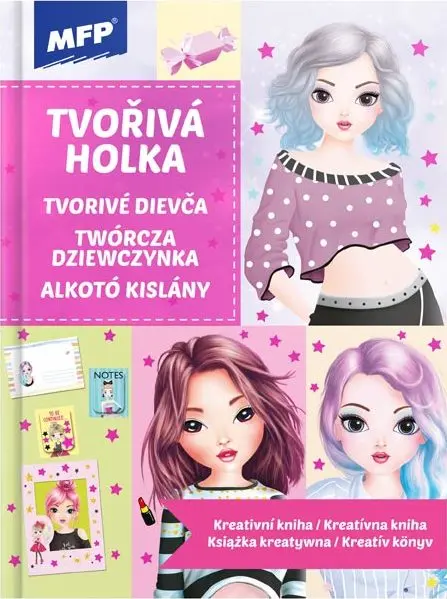 kreativní kniha Tvořivá holka 21x28cm, 32l