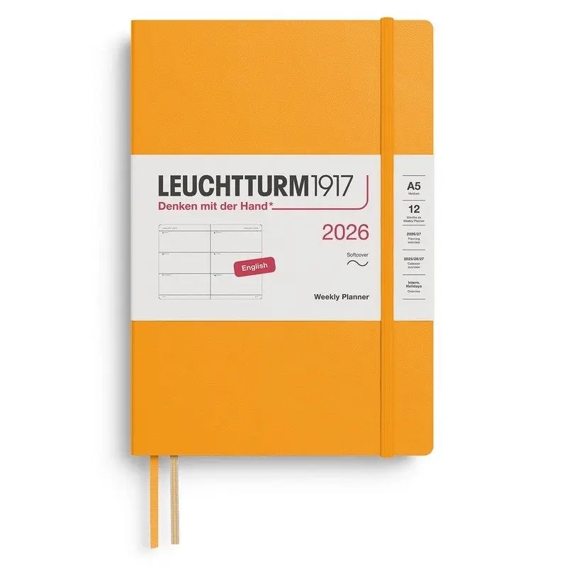 Weekly Planner 2026 Medium (A5) Rising Sun