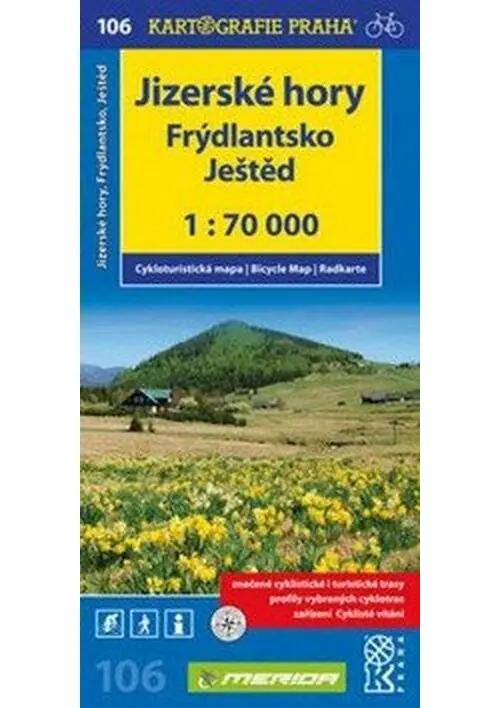 1: 70T(106)-Jizerské hory,Frýdlantsko (cyklomapa)