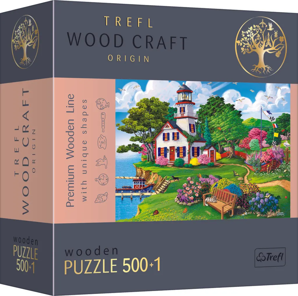 Dřevěné puzzle Letní útočiště 501 dílků - Tolo
