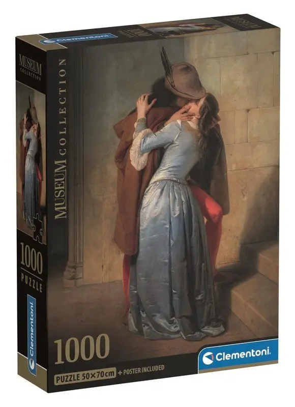 Clementoni puzzle 1000 compact Museum Hayes The Kiss