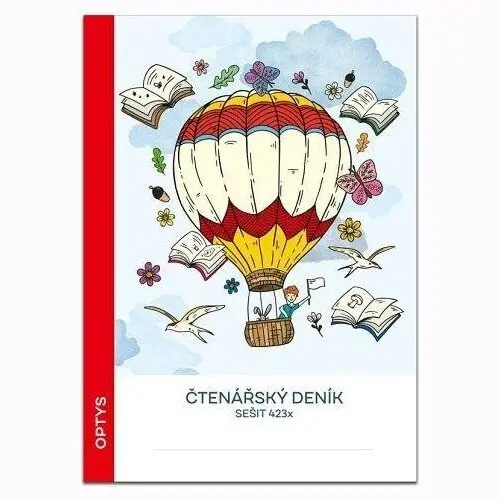 Optys Školní sešit 423, čtenářský deník, linka 20 listů