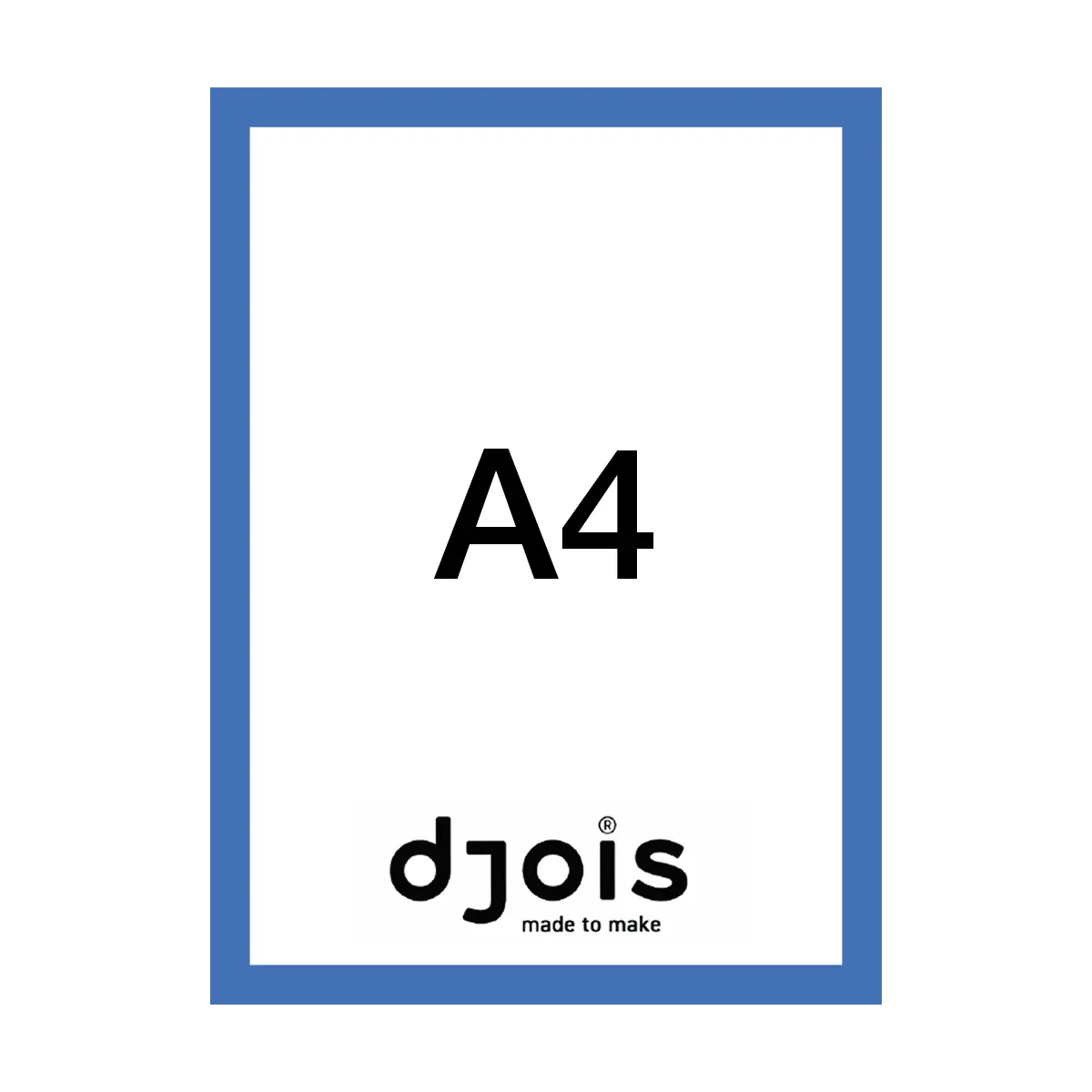 djois Magneto LEAN, A4, modrý, 10 ks