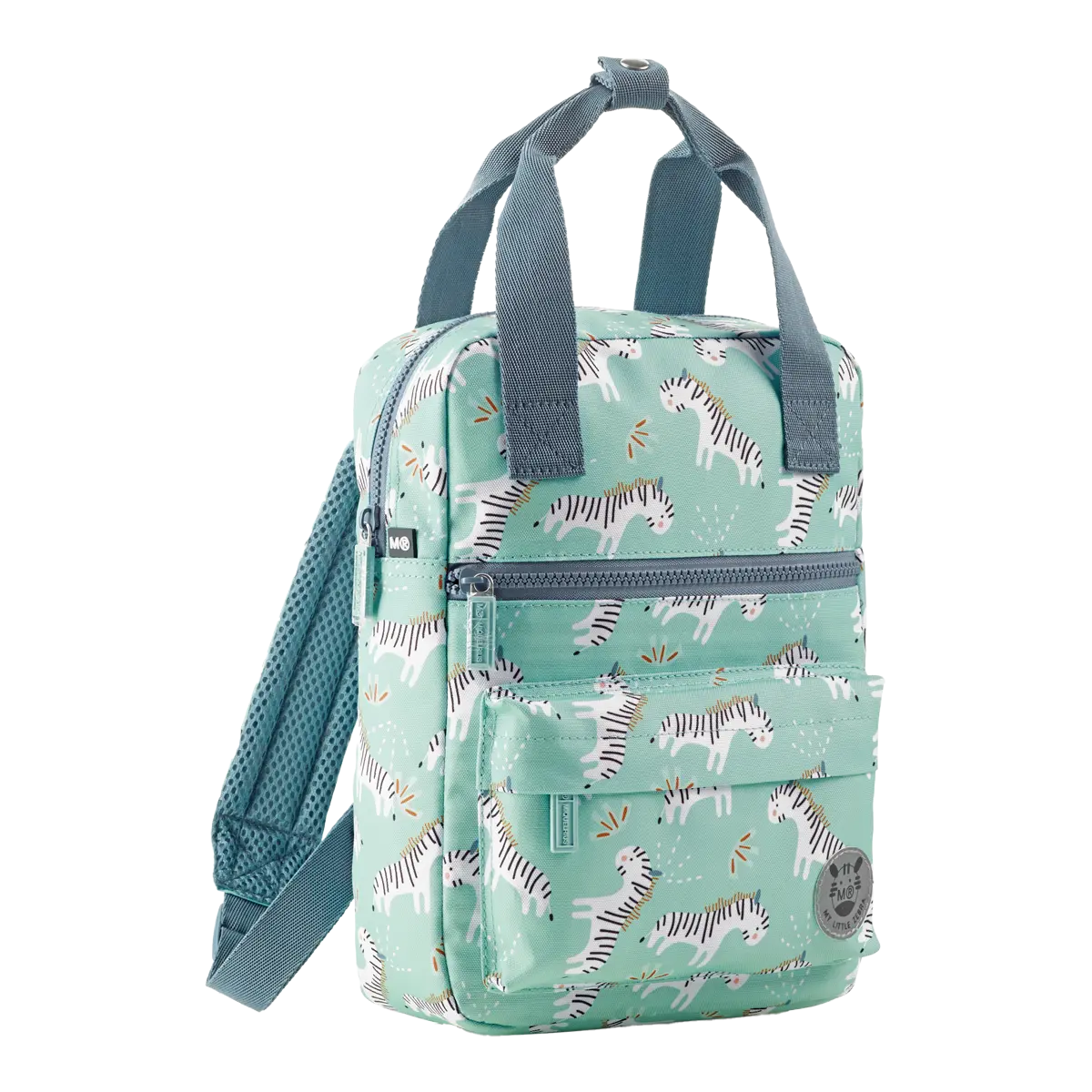 Miquelrius mini batoh/taška Zebra, 7 l, 3 kapsy, rPET, zelený