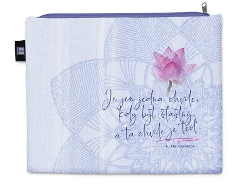 Kapsička větší 29x23cm Je jen jedna chvíle - Sri Chinmoy