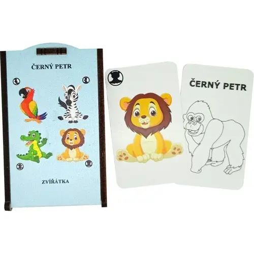 Černý Petr Zvířátka