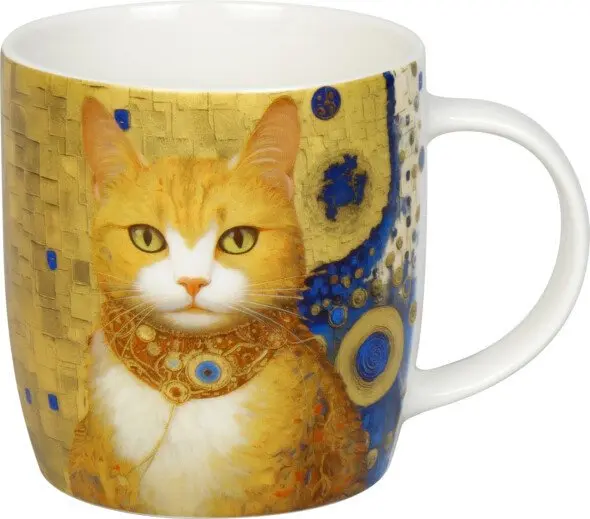 Hrnek - s kočkou Gustav Klimt