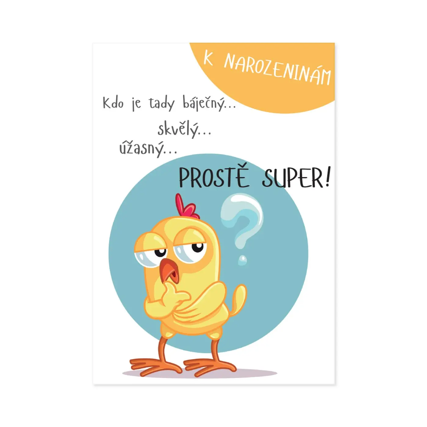 Hrací přání k narozeninám - Prostě super - Albi