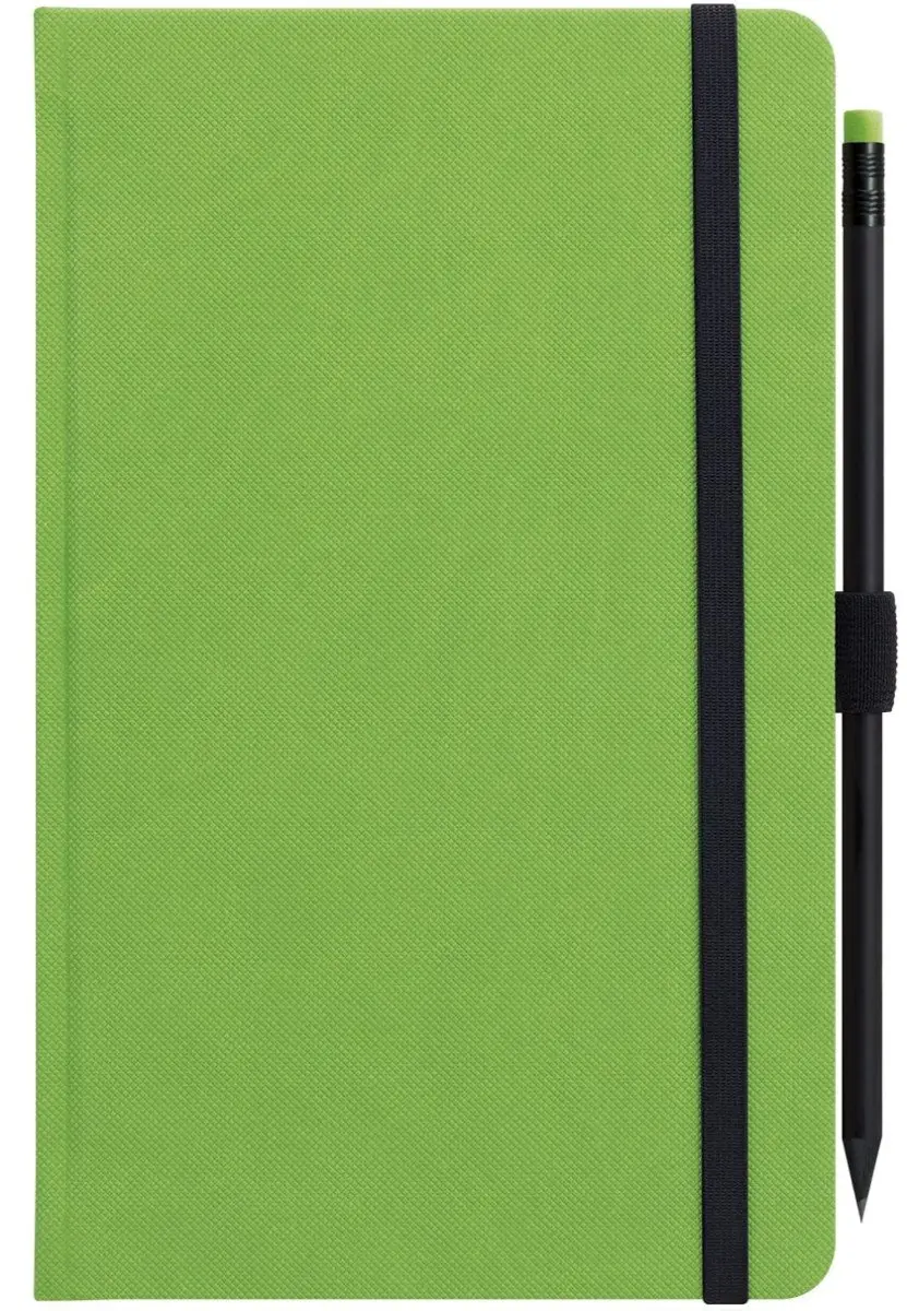 Notes s tužkou - zelený
