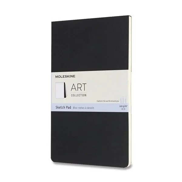 Skicář Moleskine SketchPad - L, černý