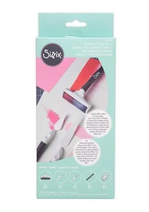 SIZZIX Pomůcky pro práci s barvami 5 ks