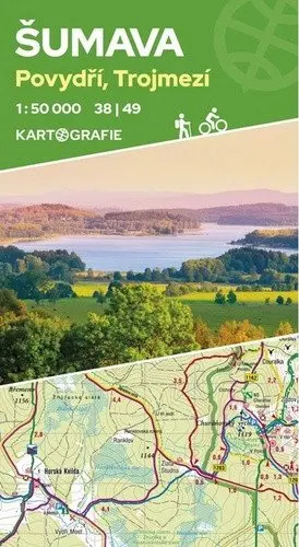Šumava Povydří, Trojmezí 1 : 50 000