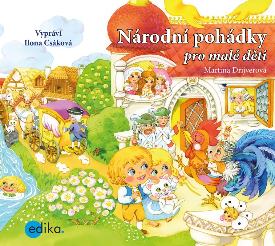Národní pohádky pro malé děti ( pro děti) (audiokniha) - Martina Drijverová