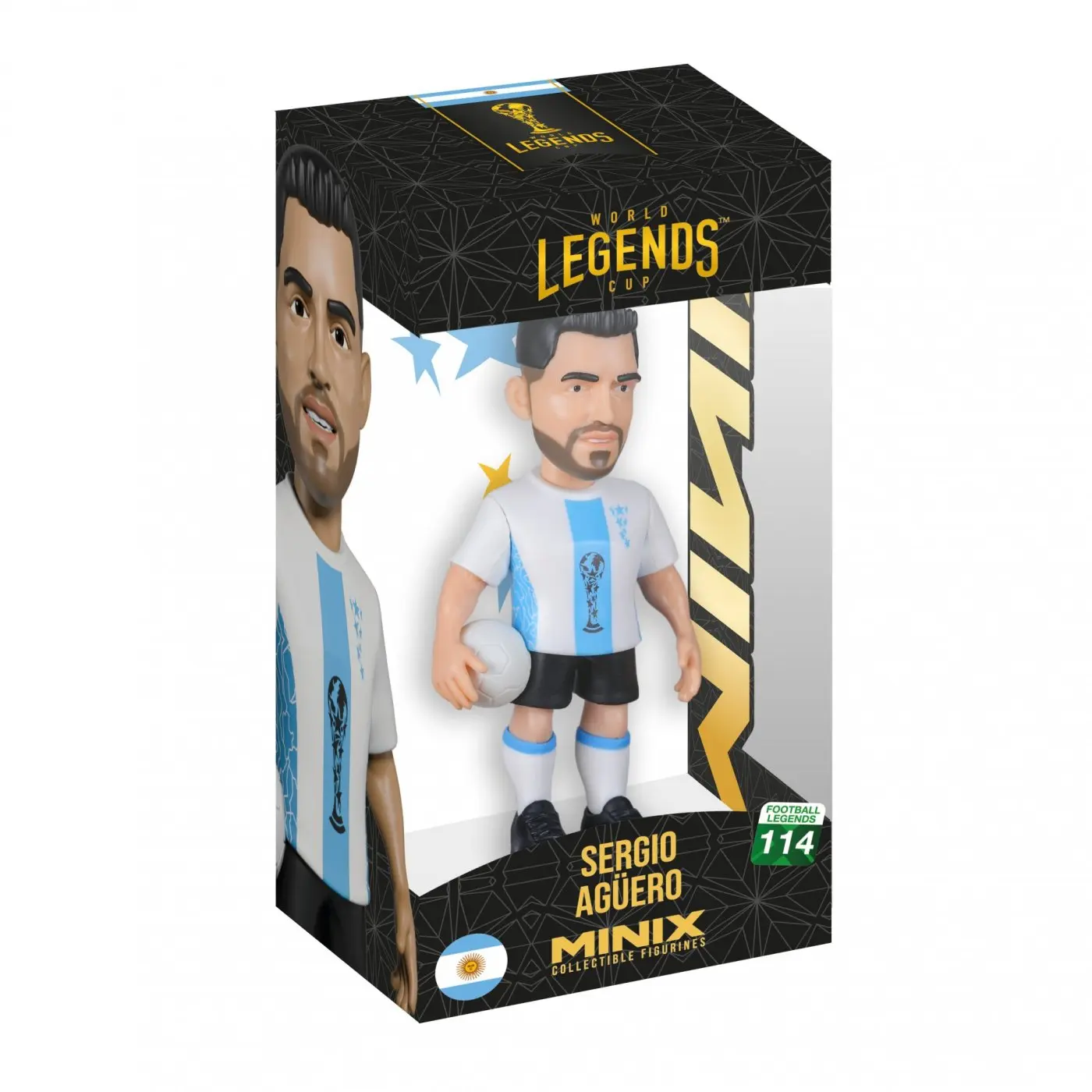 MINIX Football Legends: World Cup Legends Argentina - Sergio Agüero #114