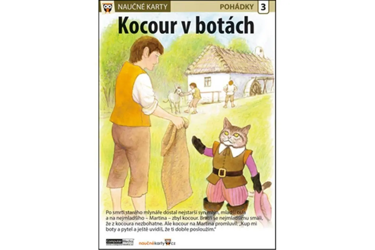 Kocour v botách - Naučná karta - Alena Smyslilová