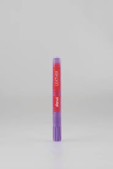DARWI LEATHER fixy na kůži a koženku - Fialová 6 ml