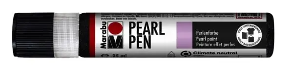 Marabu Pearl Pen Tekuté perly třpytivé - černá 25 ml