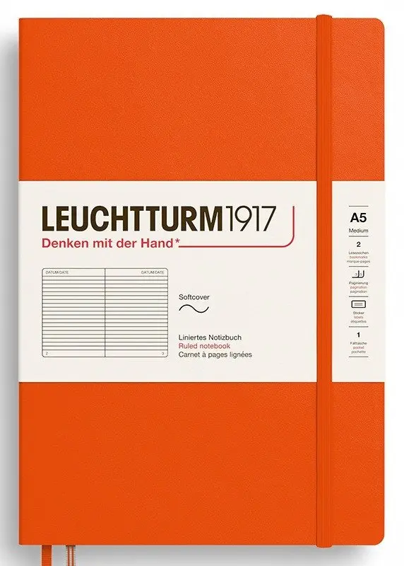 Zápisník Pumpkin Softcover Medium (A5) linkovaný