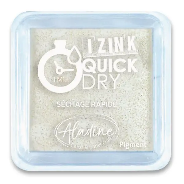 Razítkovací polštářek IZINK Quick Dry rychleschnoucí - bílý