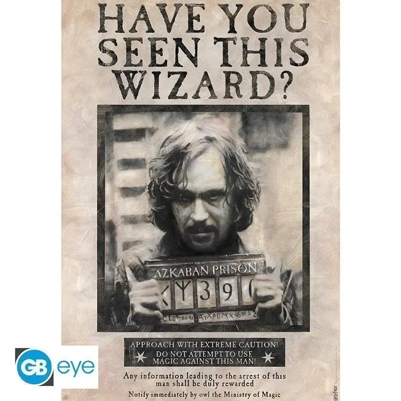 Harry Potter Plagát Maxi: Wanted Sirius Black