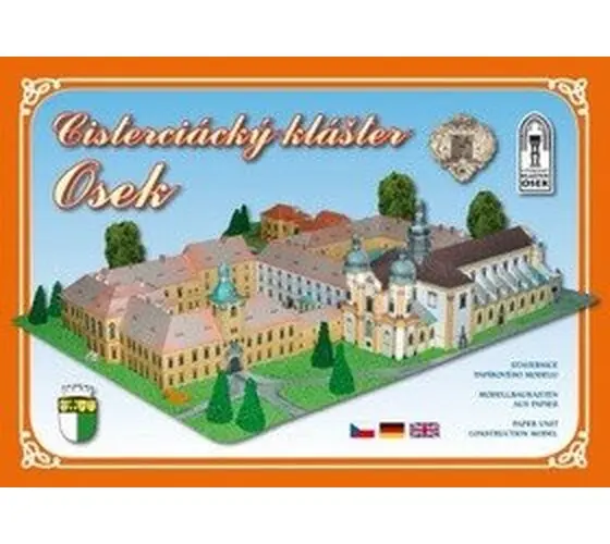 Cisterciácký klášter Osek - Stavebnice papírového modelu