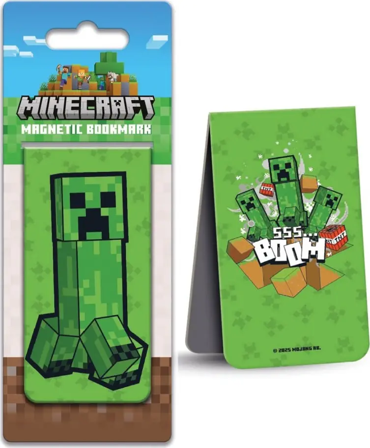 Pyramid International Minecraft Záložka magnetická Creeper