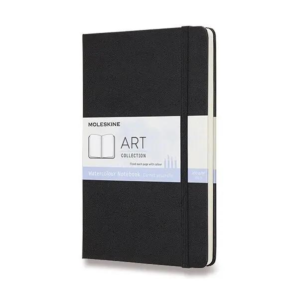 Skicář Moleskine Watercolour Notebook - L, černý