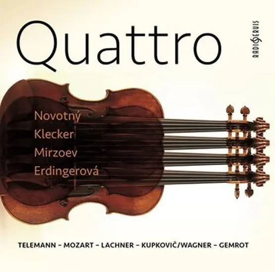 CD Quattro: Telemann-Mozart-Lachner-Kupkovič/Wagner-Gemrot (audiokniha)