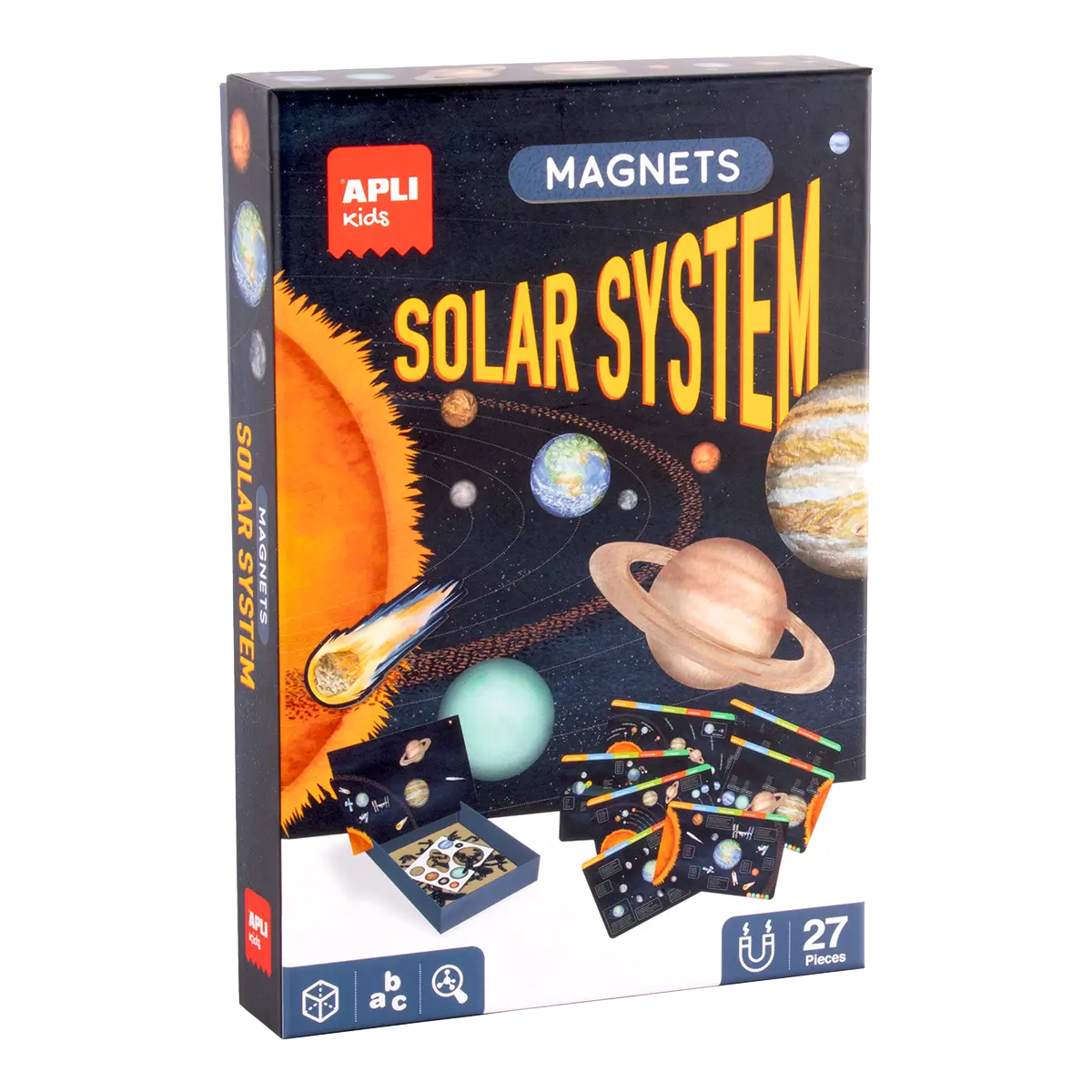 APLI edukační hra s magnety - Sluneční soustava, 5+