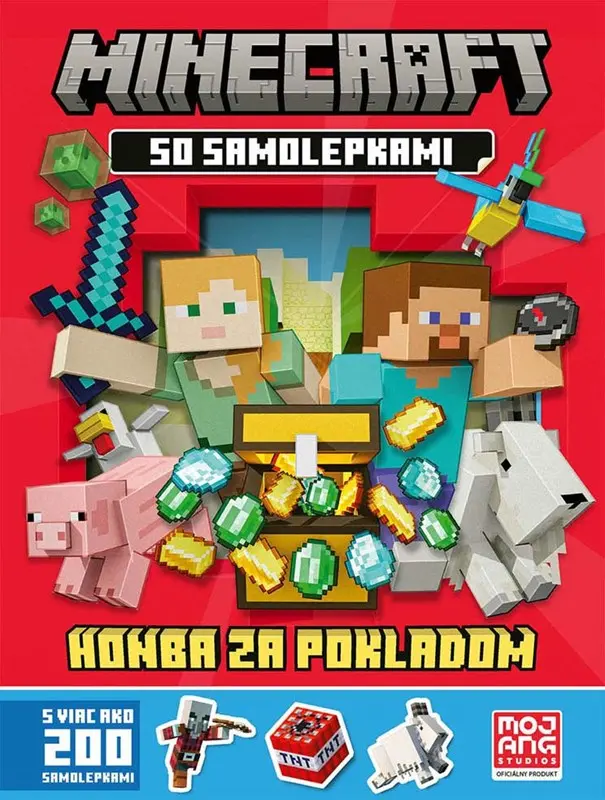 Minecraft - Honba za pokladom so samolepkami - kolektiv autorů