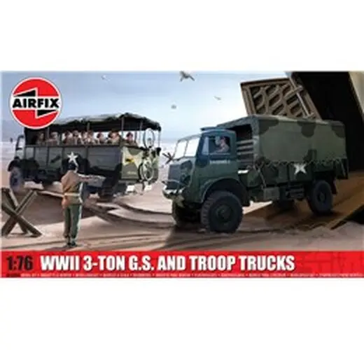 Classic Kit military A03306A - WWII 3-ton 4x4 General Service & Troop Trucks (1:76)