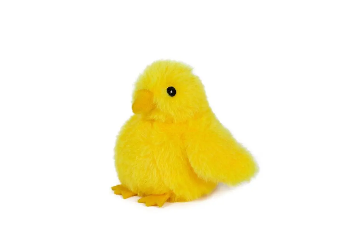 Kuře/Kuřátko plyš žluté, plněné kuličkami