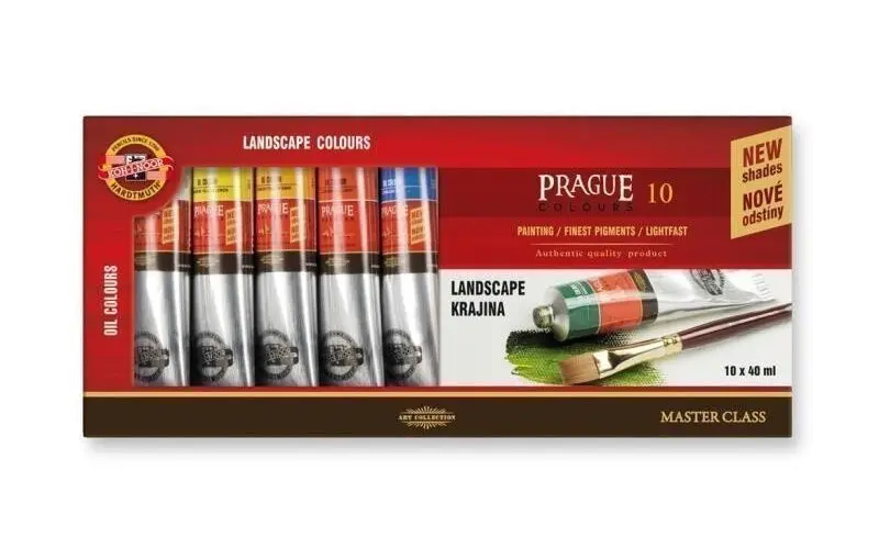 Koh-i-noor barvy olejové PRAHA/krajina souprava 10 x 40 ml