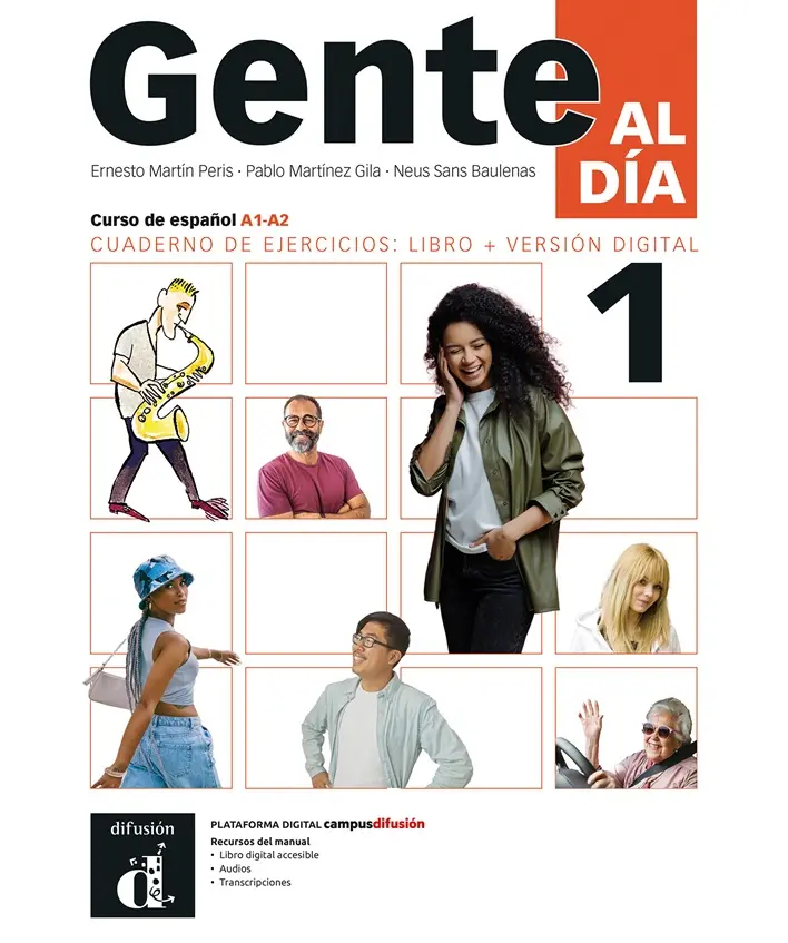 Gente al día 1 (A1-A2) – Cuaderno de ejercicios + Campus (12 meses)