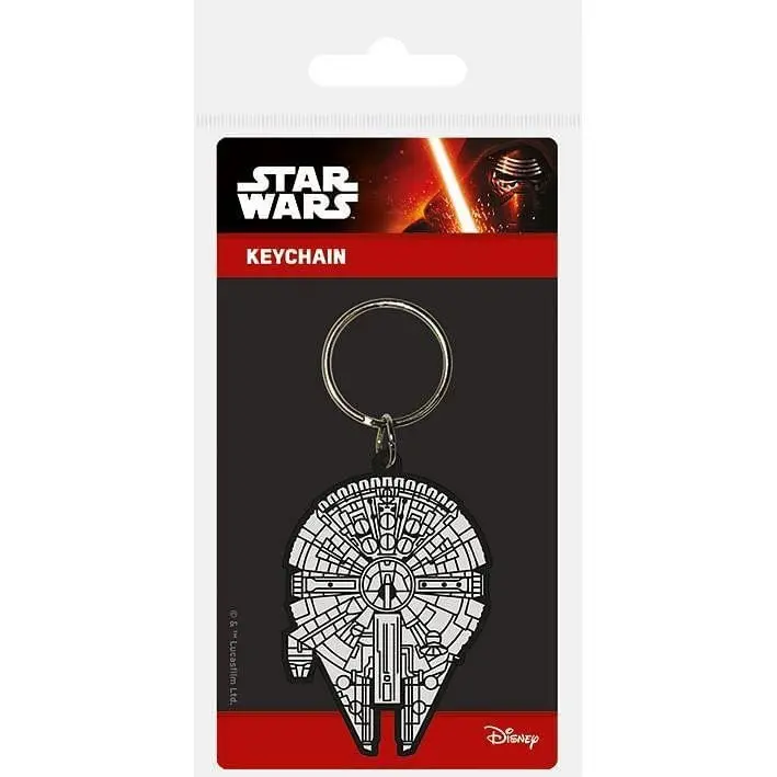 Klíčenka gumová Star Wars Millenum Falcon