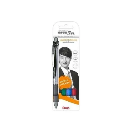 Pero gelové Pentel EnerGel BL77 - cool barvy 0,7mm / 4ks sada