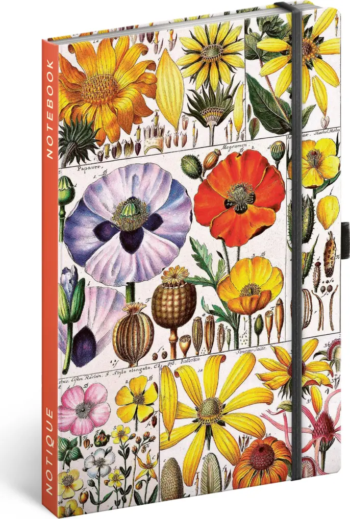 Notes Herbář Kateřiny Winterové, linkovaný, 13 × 21 cm - Kateřina Winterová