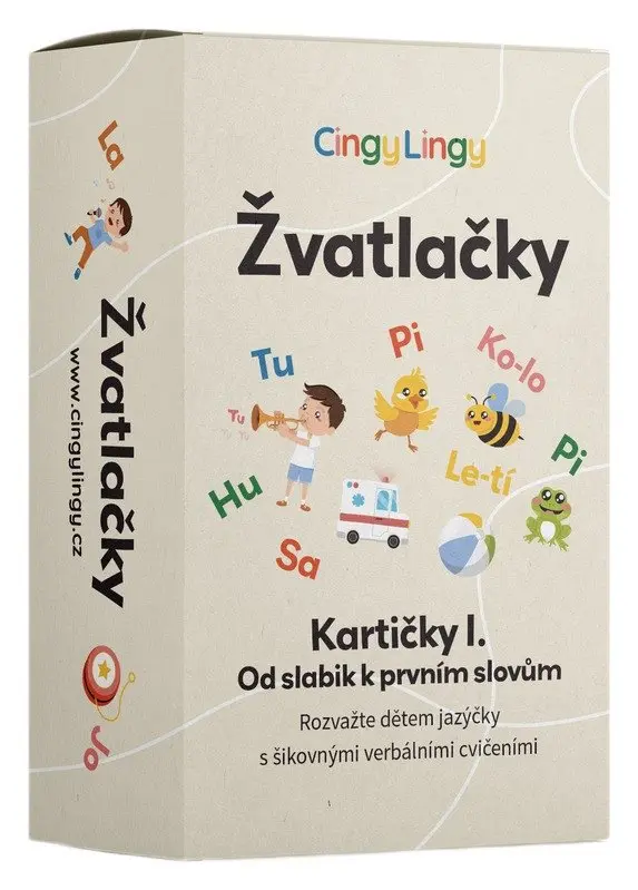 Žvatlačky I. – Od slabik k prvním slovům - hra z kategorie Vzdelávacie hry