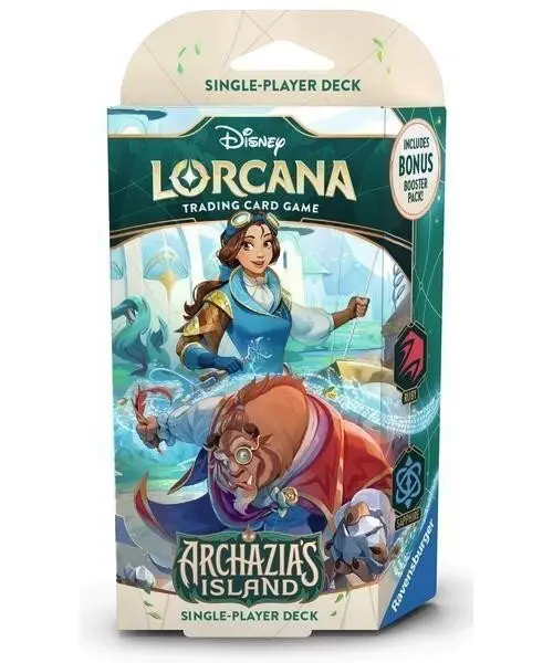 Ravensburger Disney Lorcana: Archazia’s Island - Starter Deck single RUBY & SAPPHIRE BELLE & BEAST
