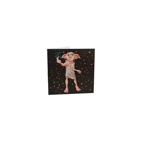 Crystal Art pohlednice - Dobby, 18x18cm - Craft Buddy