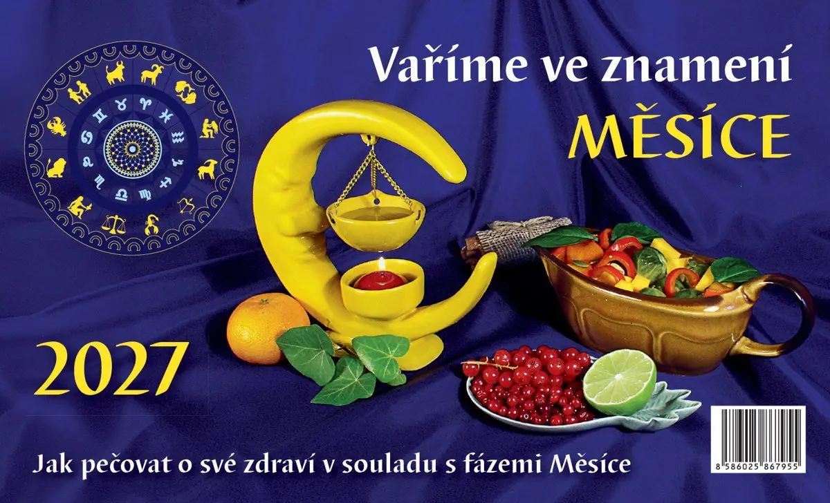 Kalendář 2027 stolní: VAŘÍME VE ZNAMENÍ MĚSÍCE