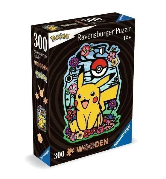 Ravensburger 00761 dřevěné puzzle pikachu 300 dílků