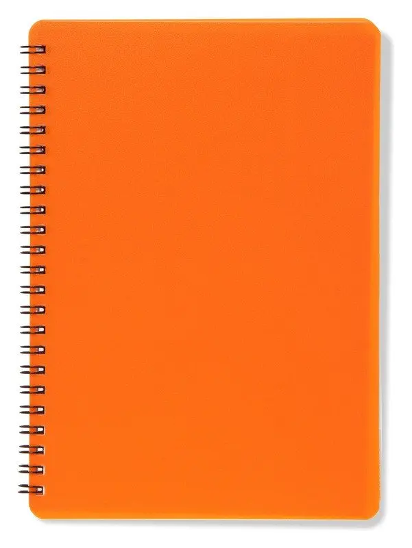 Plastic blok NEON oranžový A5, linka, 60 listů