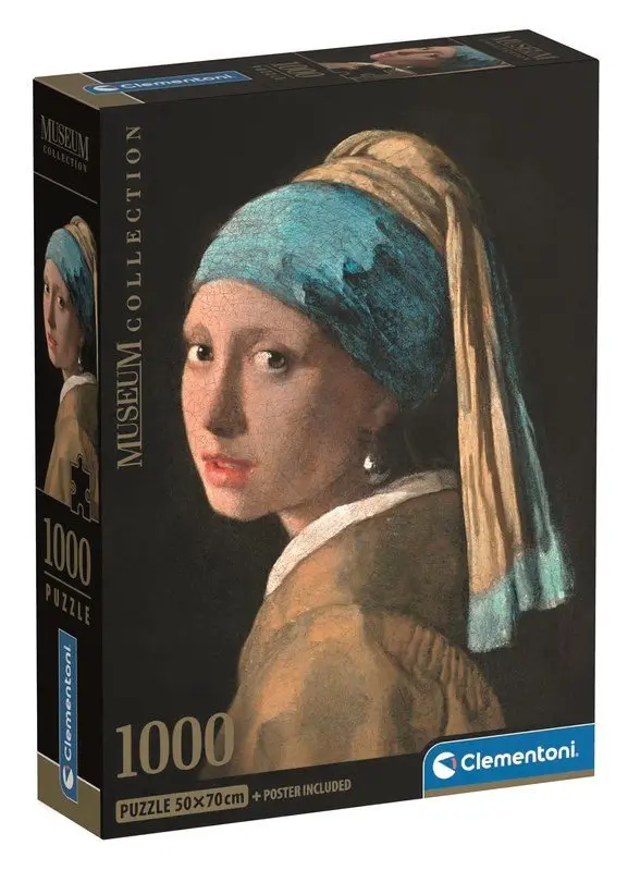Clementoni - Puzzle 1000 Muzeum Dívka s perlou