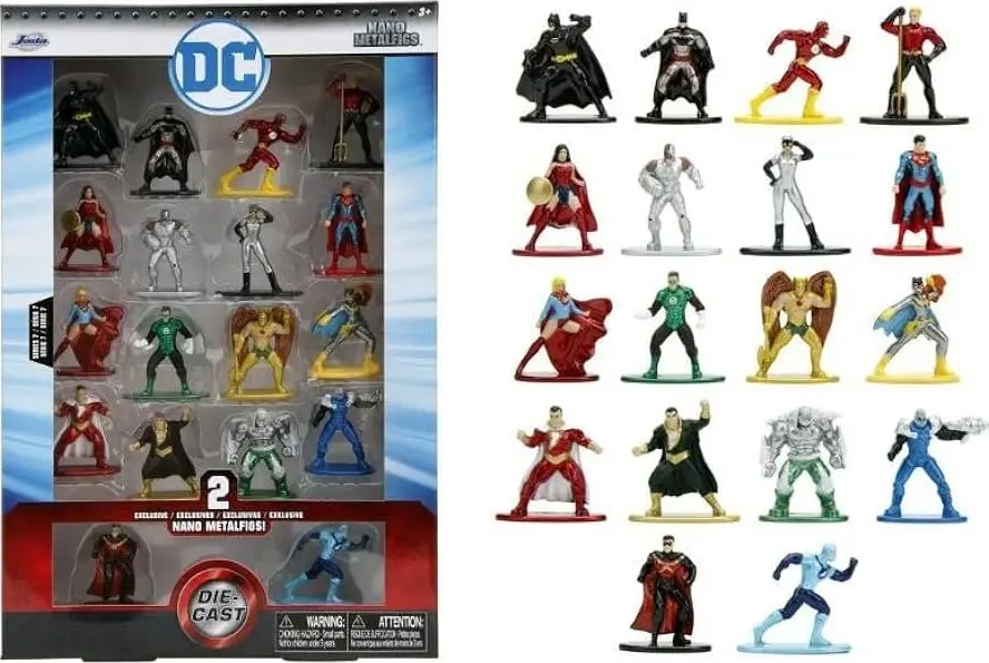 Kovové sběratelské figurky DC 18 ks serie 7