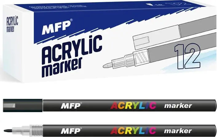 Akrylový popisovač MFP 1mm - černý