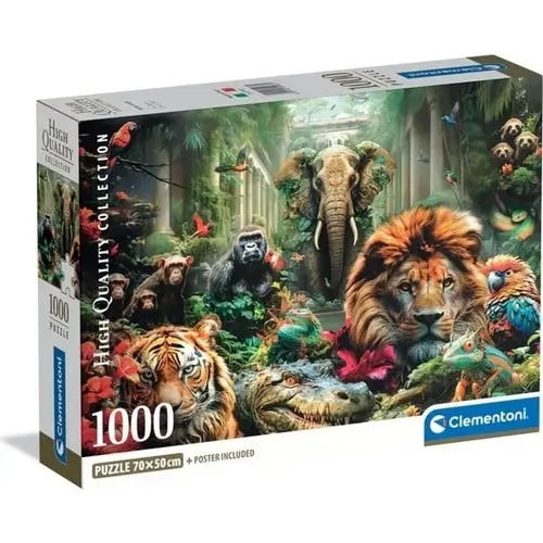 Cle puzzle 1000 compact mystic jungle 39987