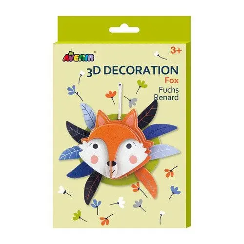 Avenir 3D dekorace na zeď - Liška